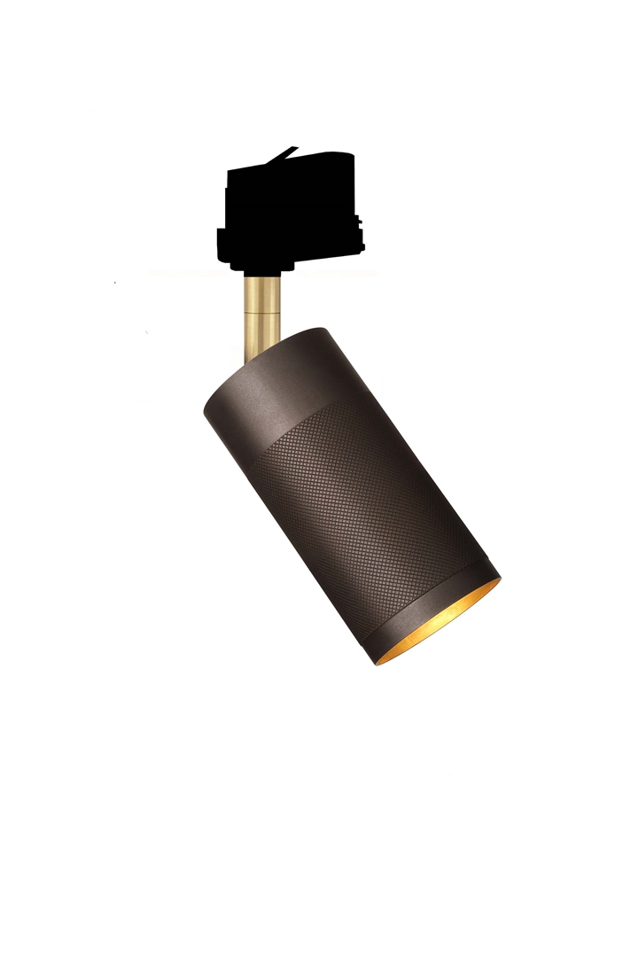 Thorup Copenhagen Patrone loftskinne spot, bruneret messing, 120 mm